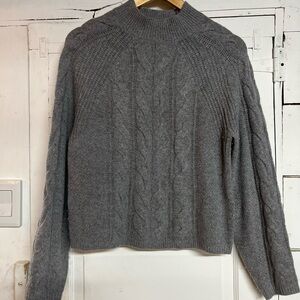 Banana Republic Gray Women's Turtleneck Sweater